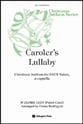 Carolers' Lullaby SATB choral sheet music cover